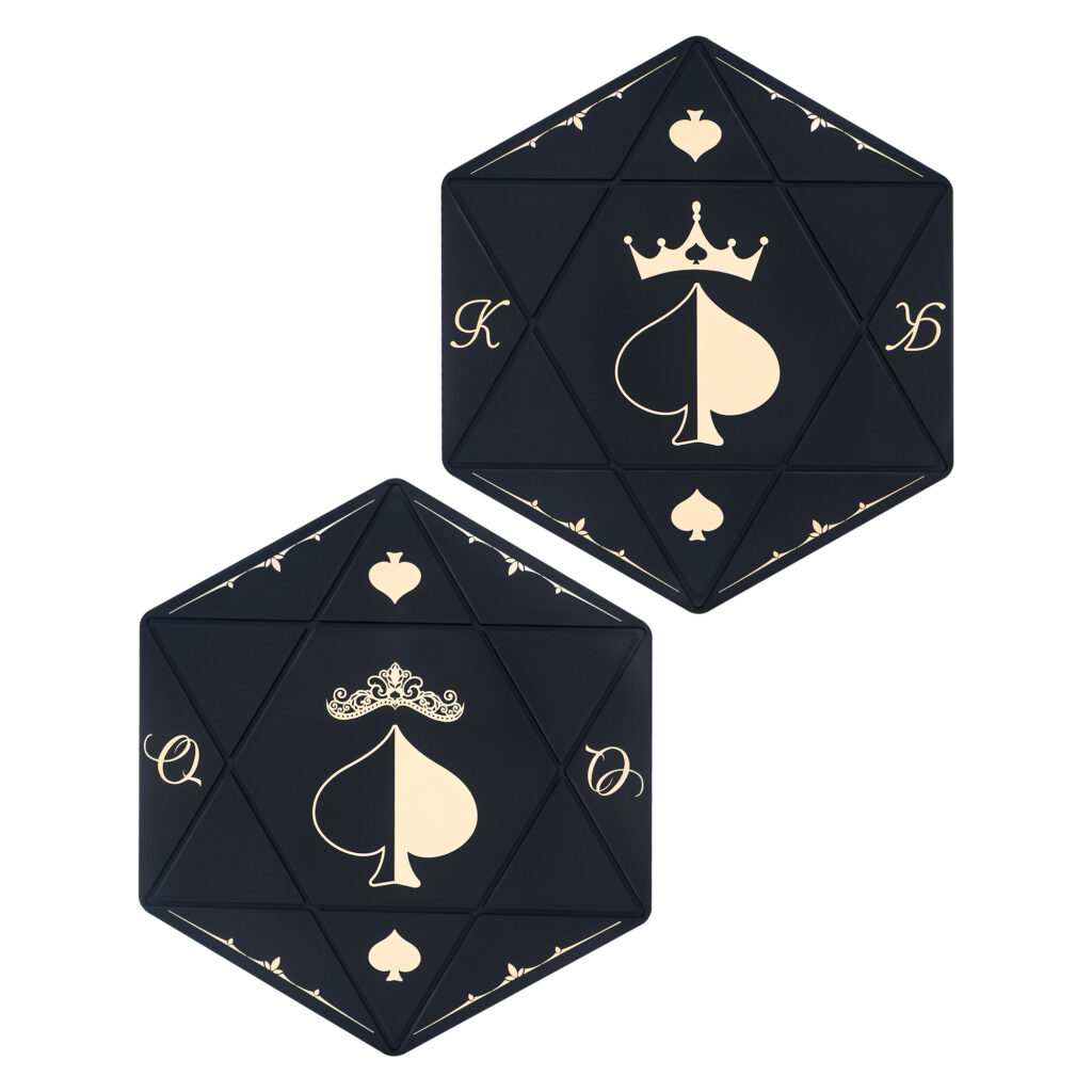 Power couple = Black Queen ♠ + Black King ♠